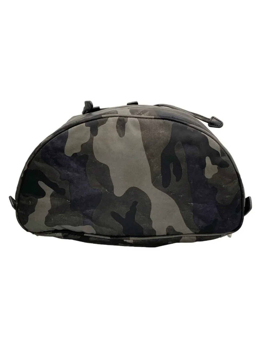Prada Backpack Khaki Black Camo Leather